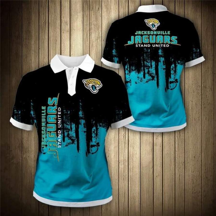 Jacksonville Jaguars 3D Polo Shirt - Funnymugsandshirts Fashion