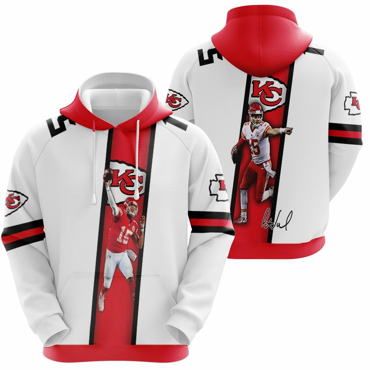 Kansas City Chiefs Players 3D T Shirt Hoodie Sweater Jersey Hoodie Model 1736