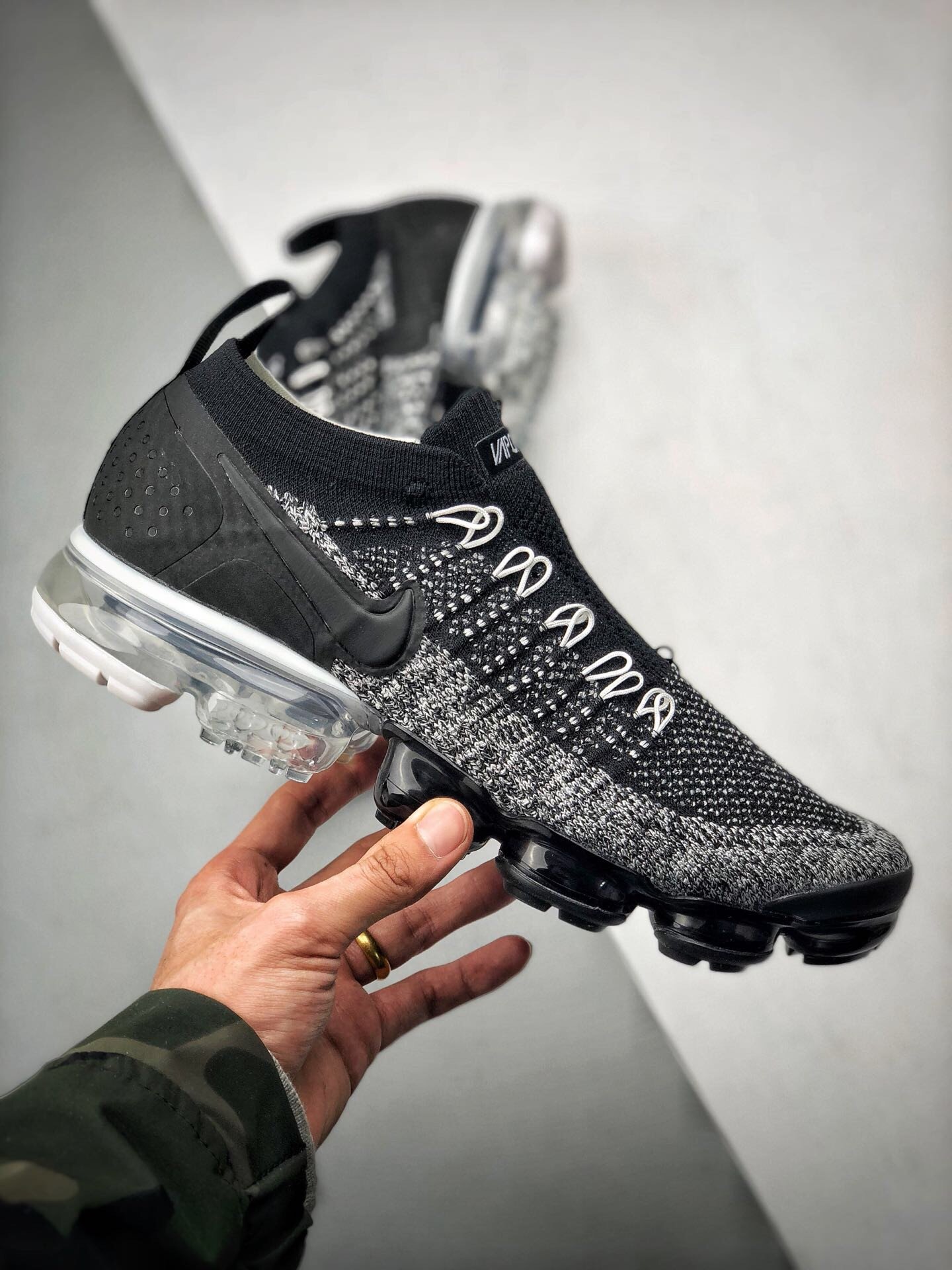 Nike Air VaporMax Flyknit 2 Orca Black White 942842-016 5338507