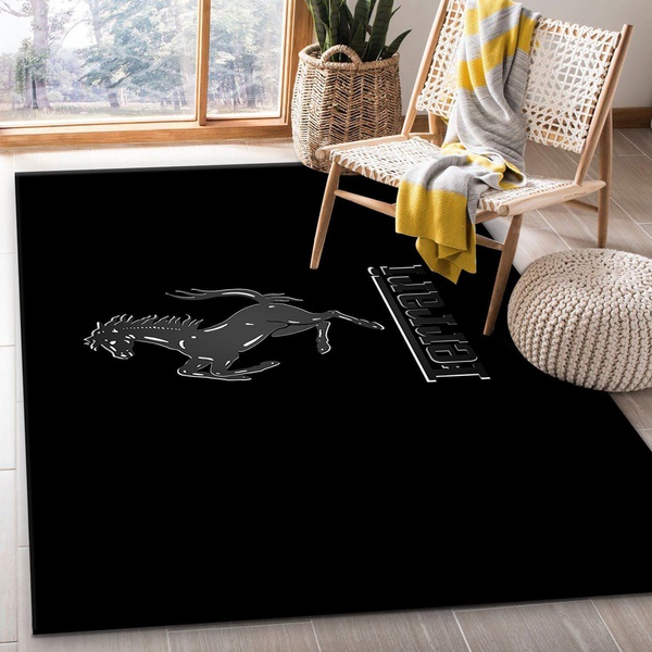 Ferrari Logo Rug All Over Print Logo Custom Area Rug Carpet Full Sizes Rug 412