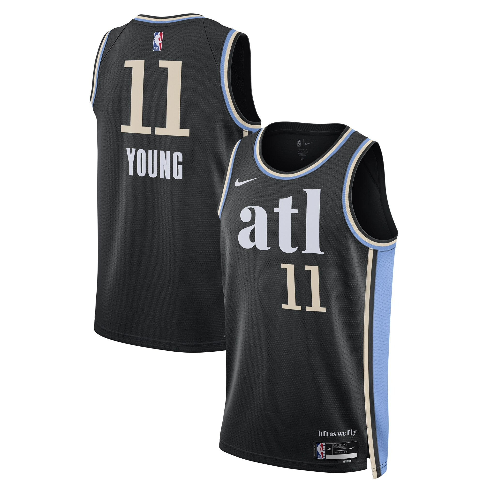 Trae Young Atlanta Hawks 2023/24 Swingman City Edition Jersey – All Stitched