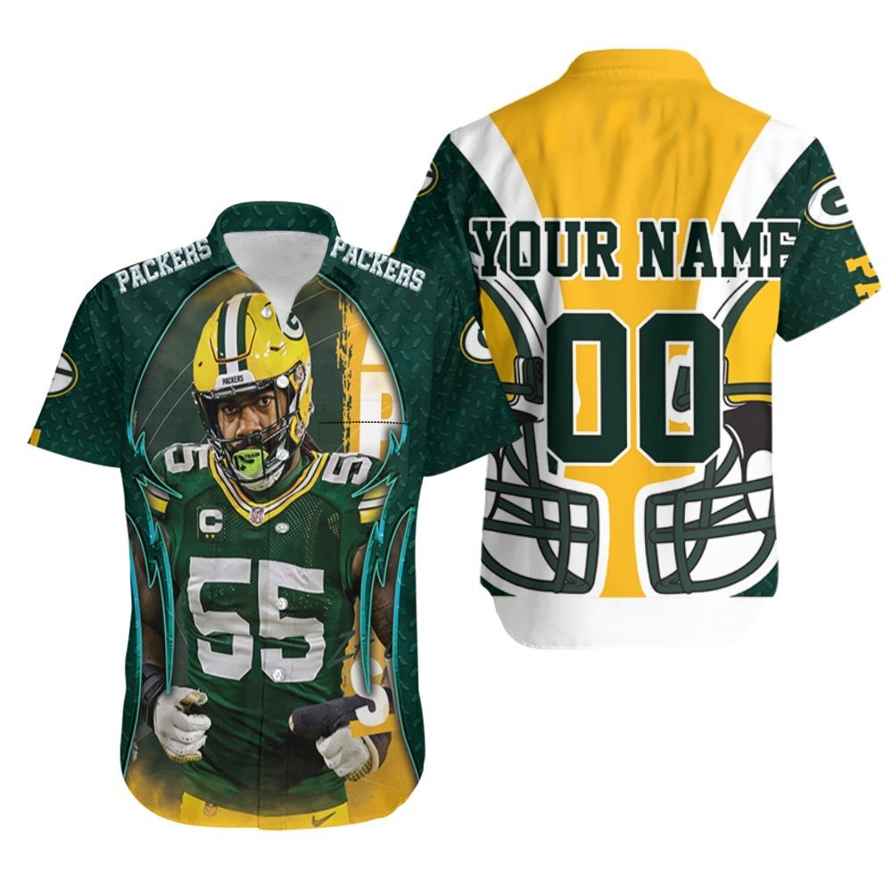 Zadarius Smith 55 Green Bay Packers Nfc North Champions Super Bowl 2021 Personalized Hawaiian Shirt