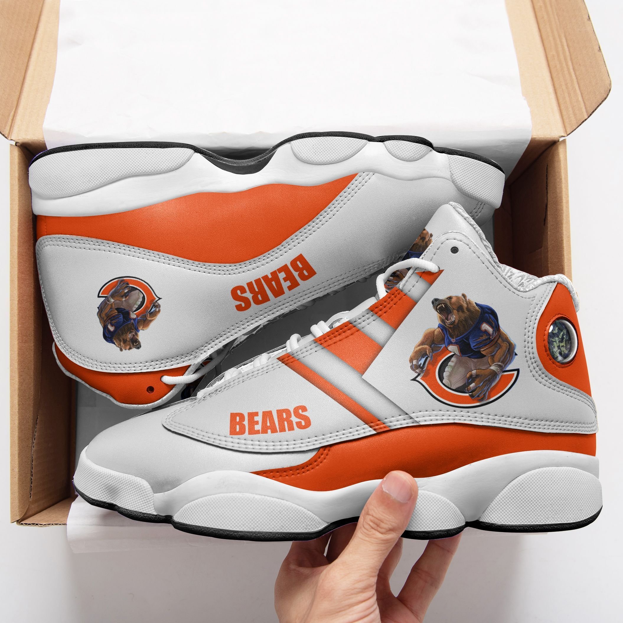 Chicago Bears Air JD13 Sneakers 407