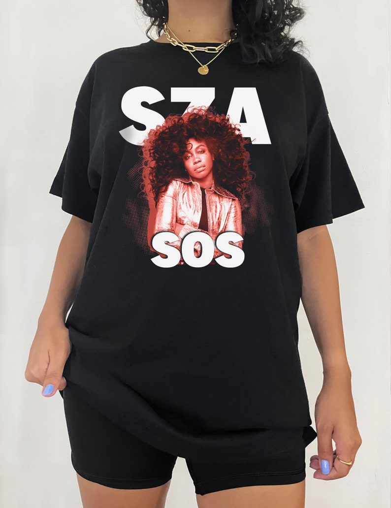 Vintage Sza Shirt, Sza Sos T-Shirt, Sza Good Days Shirt, Sos Tour 2023 Unisex T-Shirt, Music Rapper Shirt, Gift For Fans