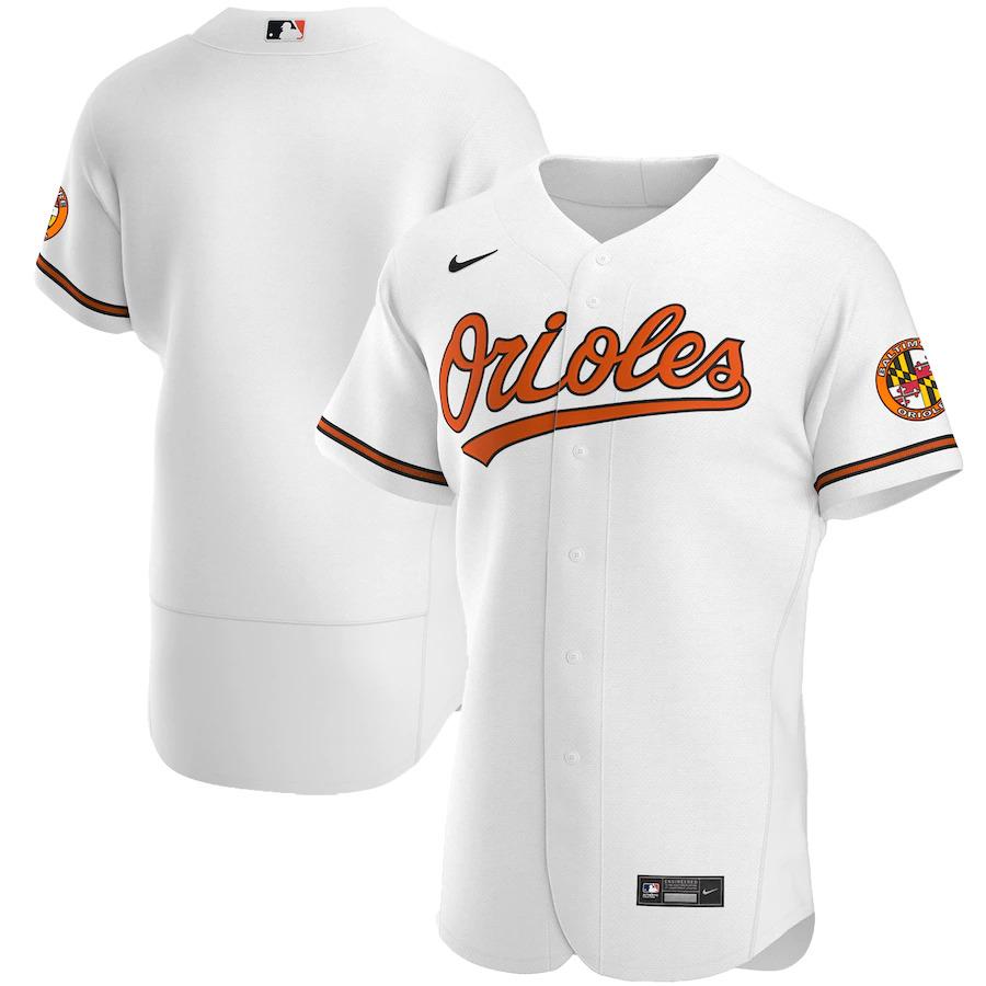 Baltimore Orioles – Mens White Home Game Stitched Jersey – *Pick Your ...