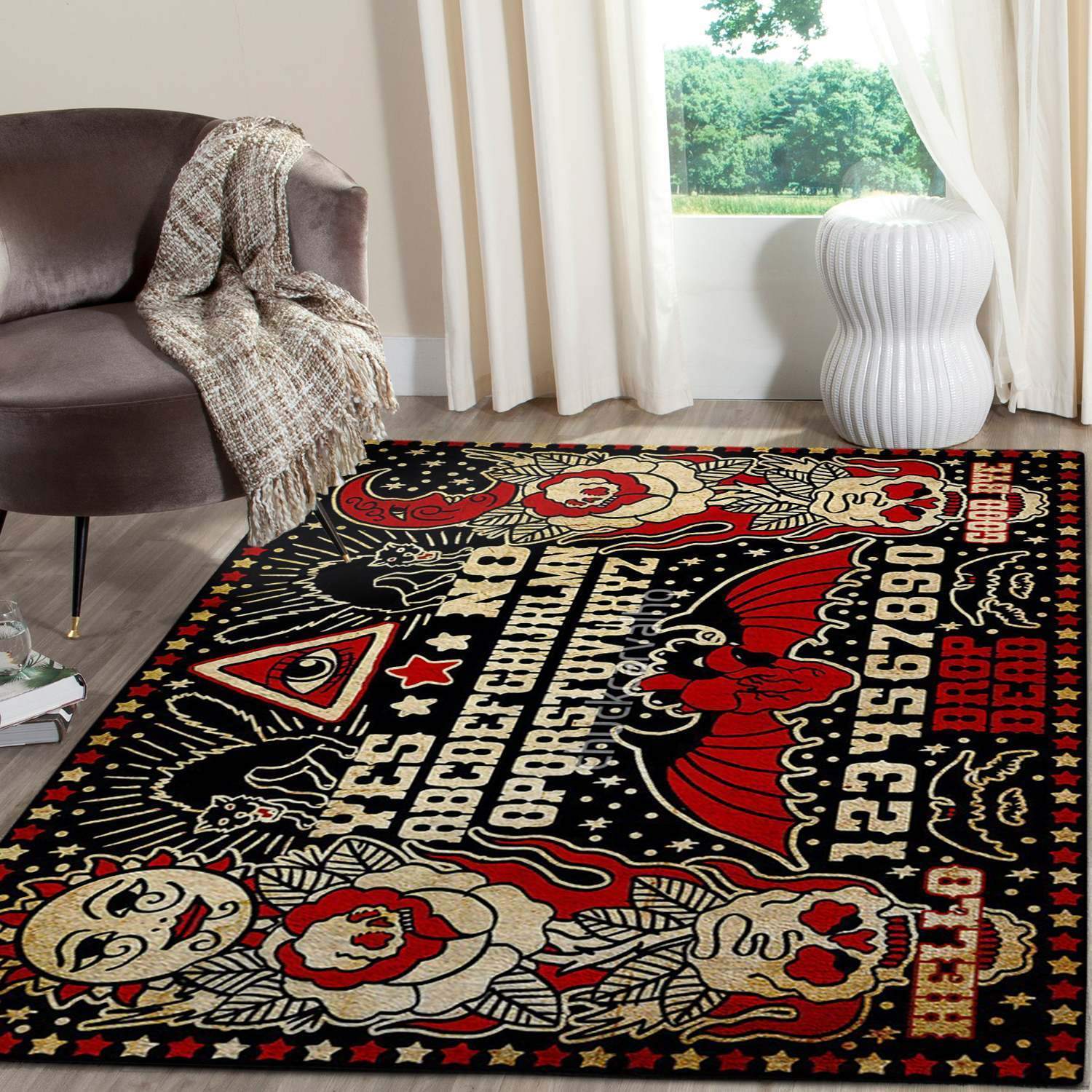 Ouija Board Gaming Area Rugs Living  &hellip;