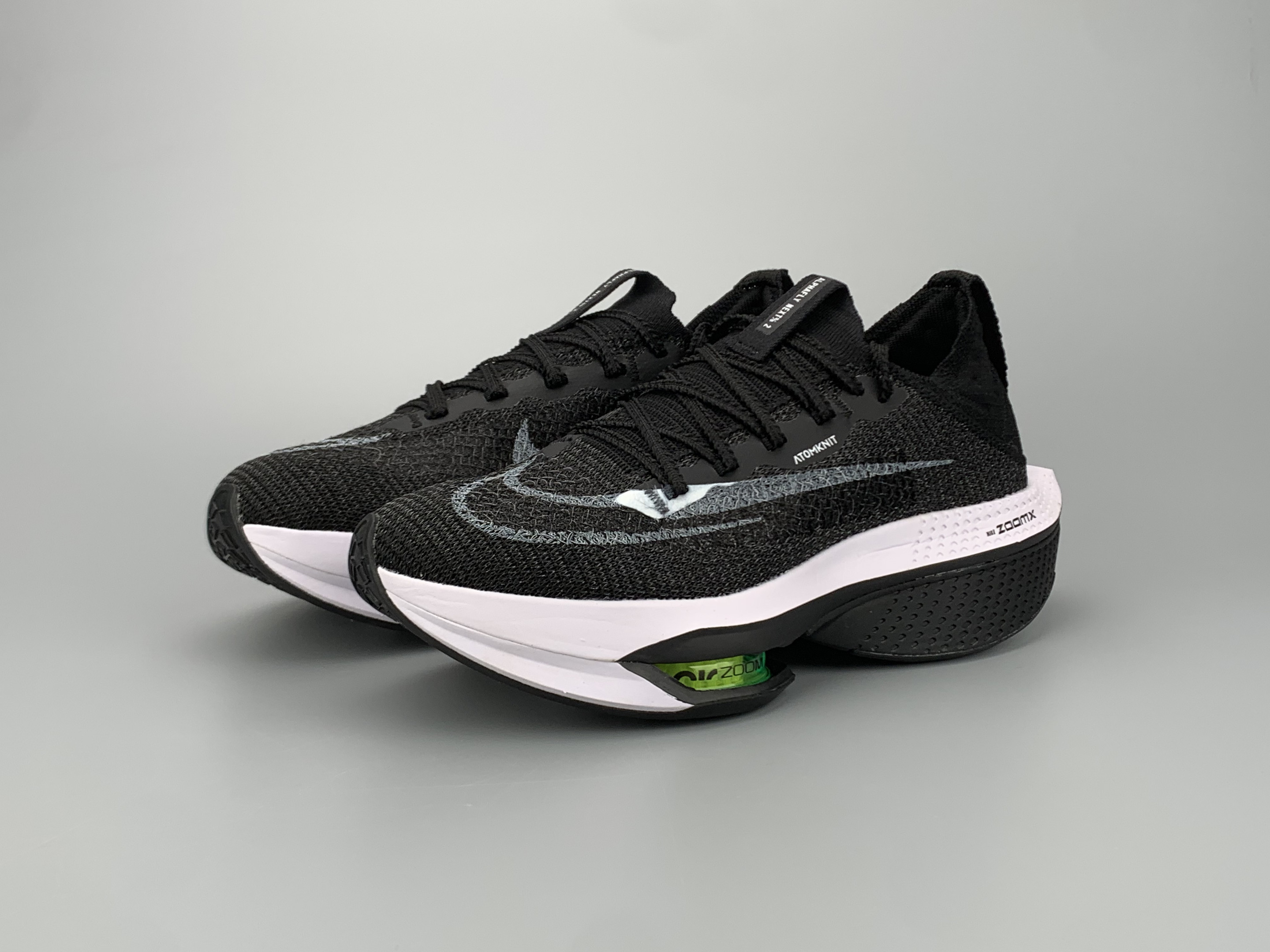 Nike Air Zoom Alphafly Next 2 Proto Total Black Shoes Sneakers SNK127155689