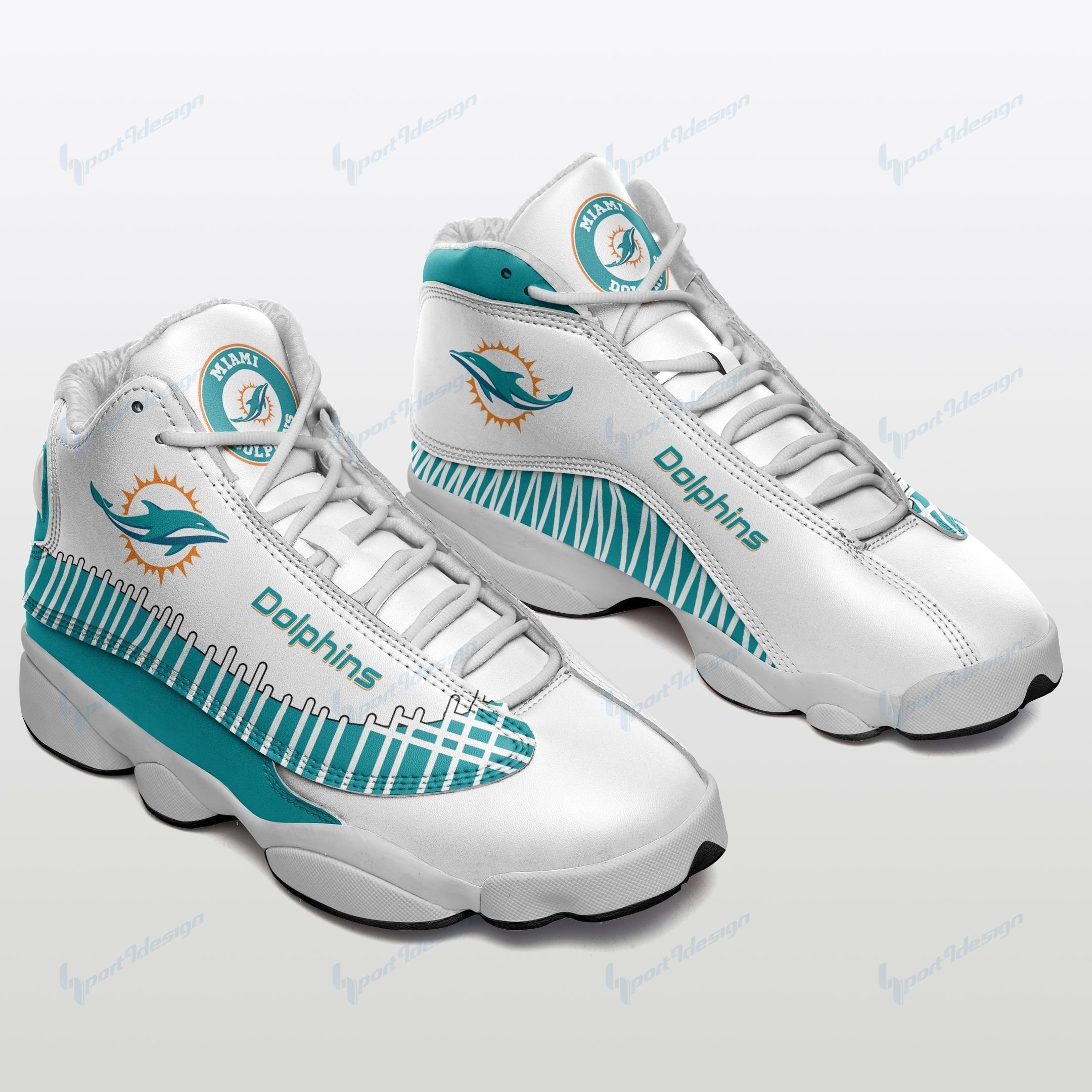 Miami Dolphins Air JD13 Sneakers 482