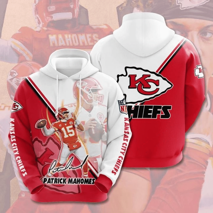 Patrick Mahomes Kansas City Chiefs All Over Printed Hoodie HN240928