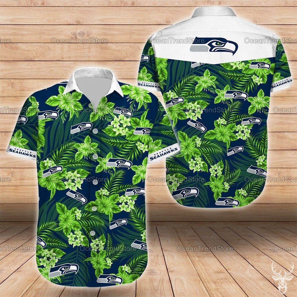 Seattle Seahawks Hawaiian Beach Nfl Hawaiian Shirts