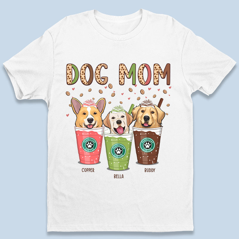 Mom & Catpuccino Puppuccino Coffee – Dog & Cat Personalized Custom Unisex T-Shirt, Hoodie, Sweatshirt – Gift For Pet Owners, Pet Lovers