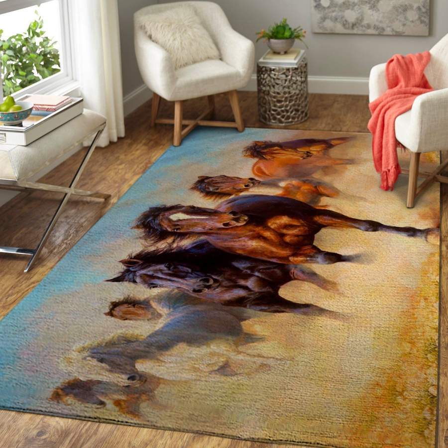 Wild Horses Area Rug 1910164 OFD