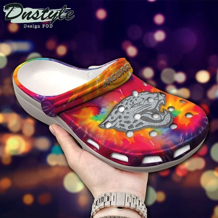 Jacksonville Jaguars Logo Pattern Crocs Classic Clogs Shoes In Light Colors