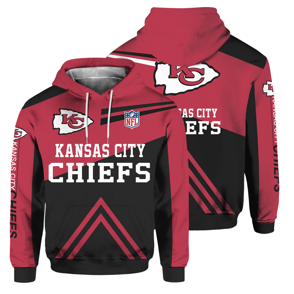 Kansas City Chiefs Hoodie Cute Long Sleeve Cheap Sweatshirt For Men