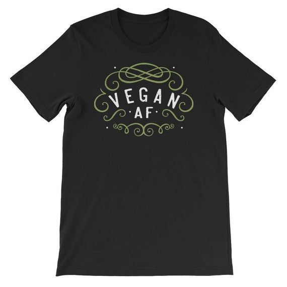 Vegan Af Green Vegan Shirt Design Unisex Mens Fit T Shirt