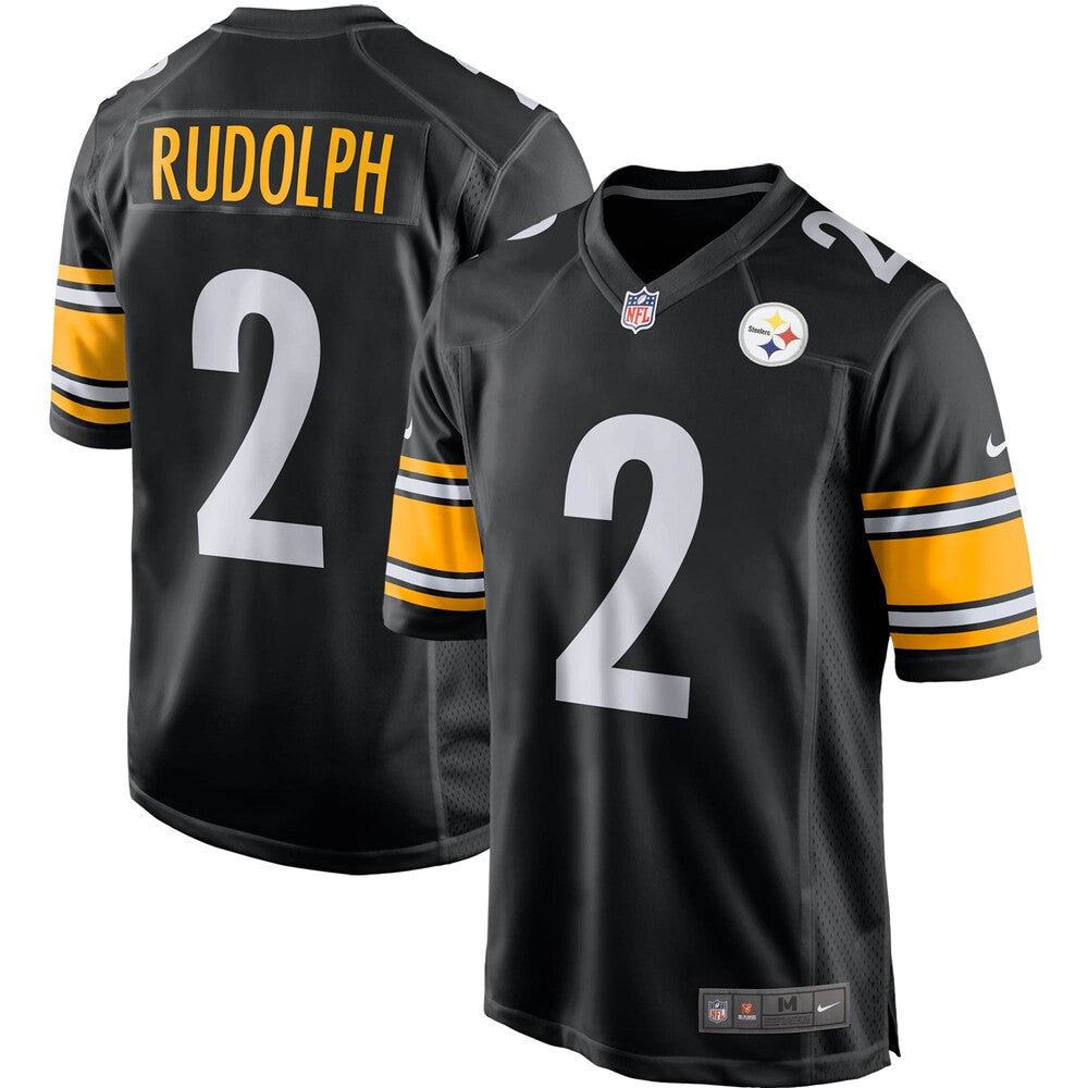 Men’S Pittsburgh Steelers Mason Rudolph Nike Black Game Player Jersey ...