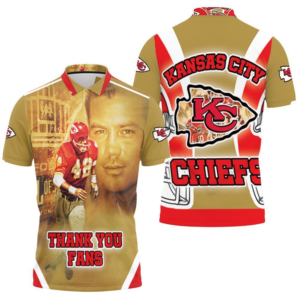 Kansas City Chiefs Johnny Robinson 42 For Fans 3D Polo Shirt, Jersey