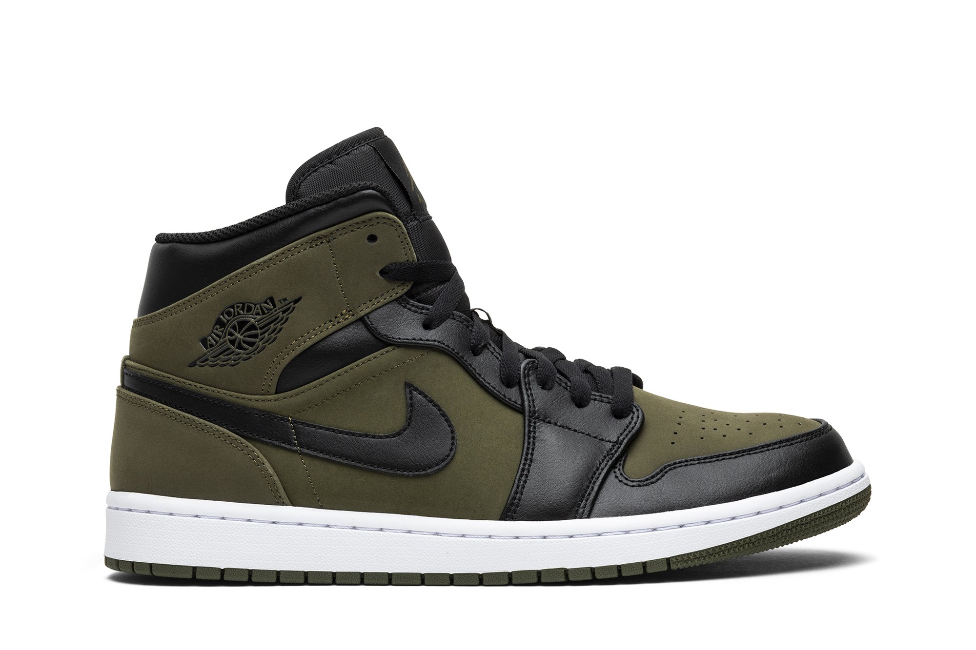 Jordan 1 Mid Olive Canvas – Kohlrabis 191885521053