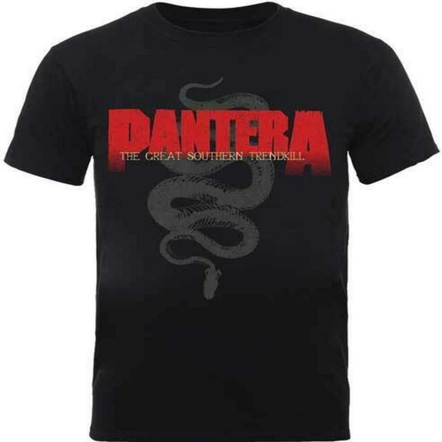 Pantera The Greatest Southern Trendkill Snake Silhouette Metal T Shirt ...