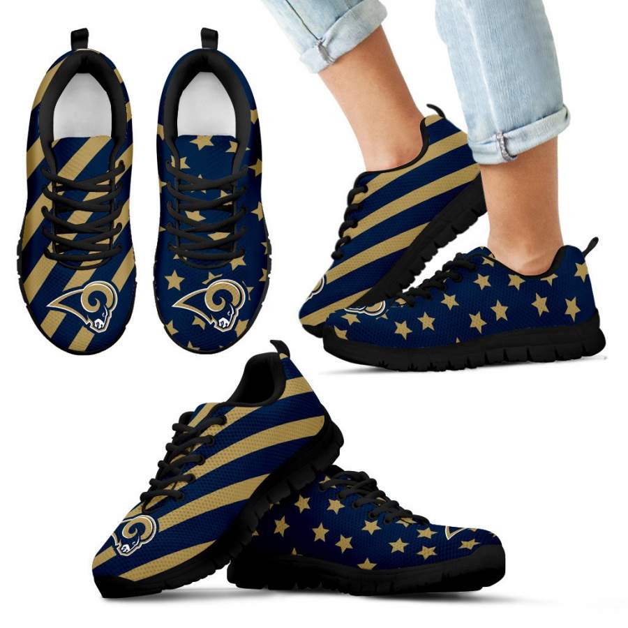 Splendid Star Mix Edge Fabulous Los Angeles Rams Sneakers