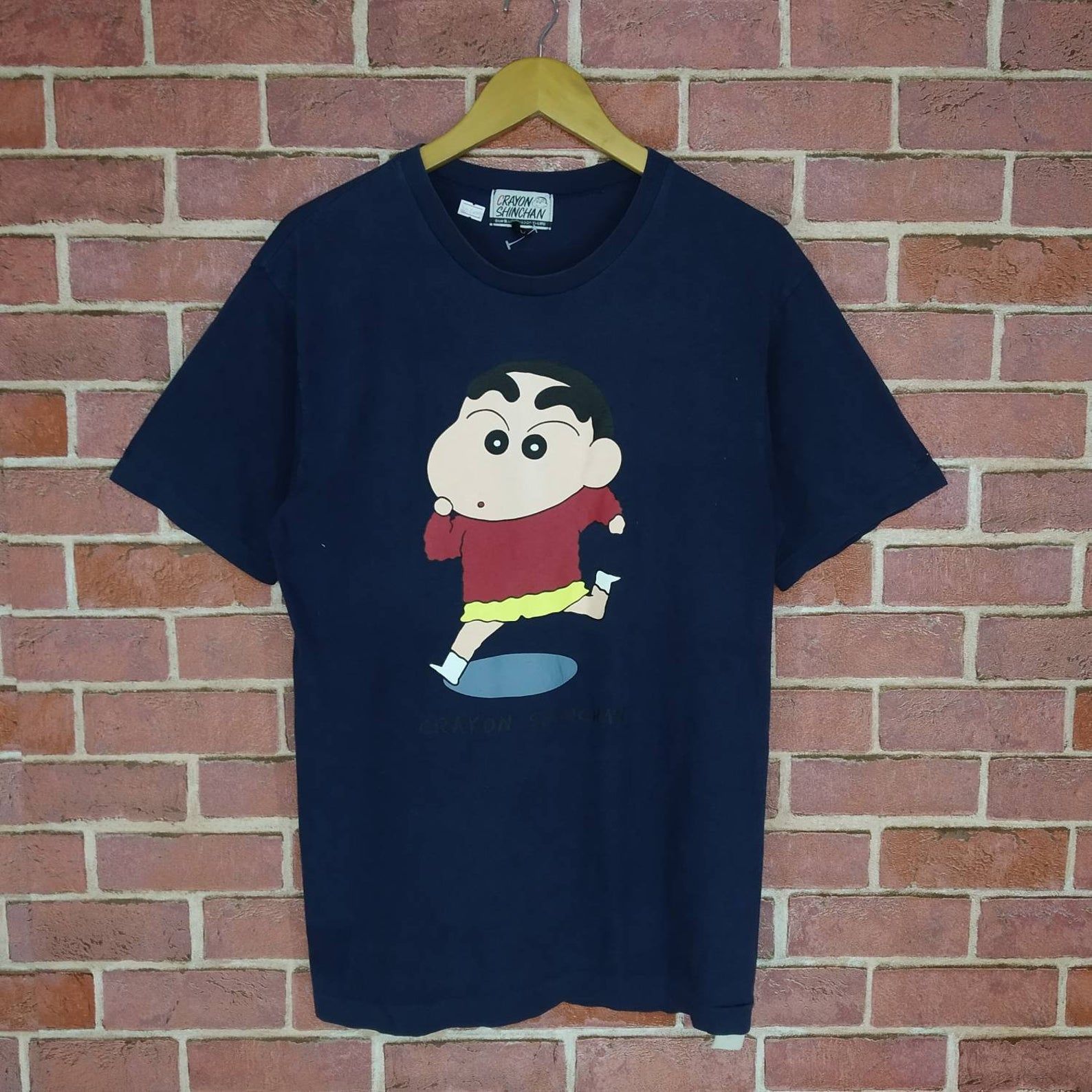 Vintage Japanese Anime Crayon Shinchan Manga Comedy Cartoon T-shirt