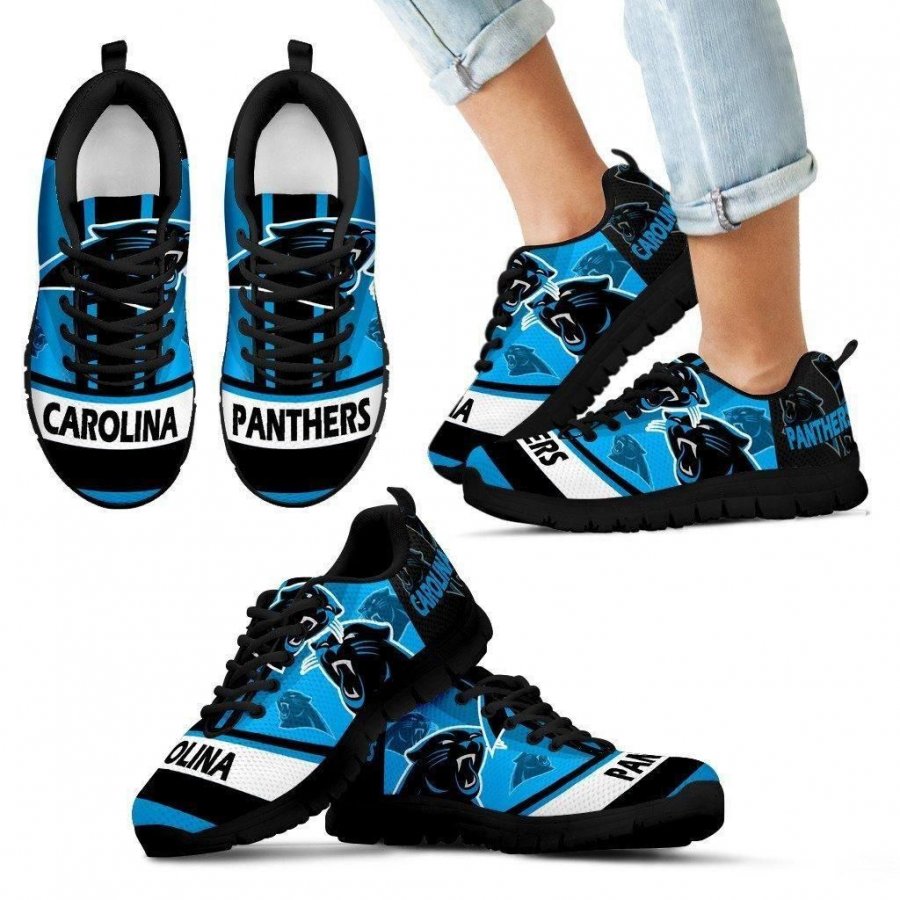 Three Impressing Point Of Logo Carolina Panthers Sneakers #195