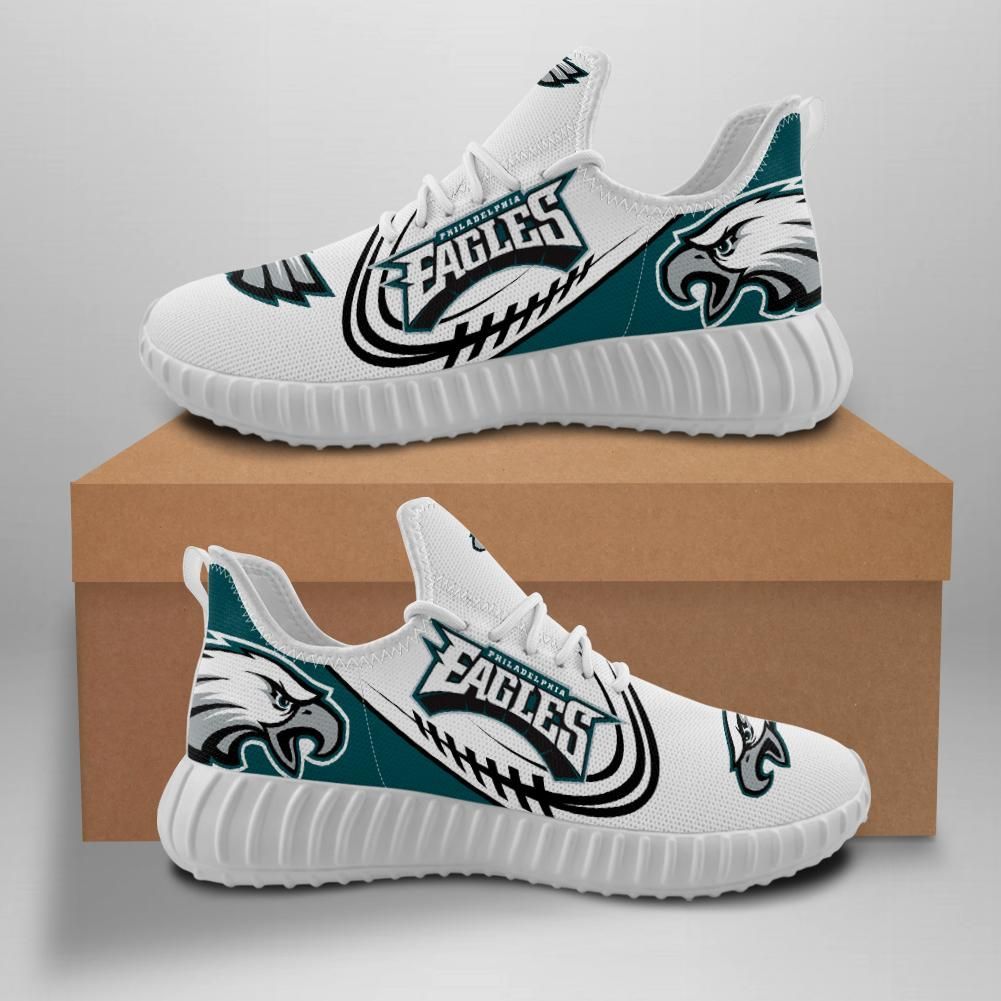 Philadelphia Eagles New Eagles Custom Shoes Sport Sneakers Yeezy Boost