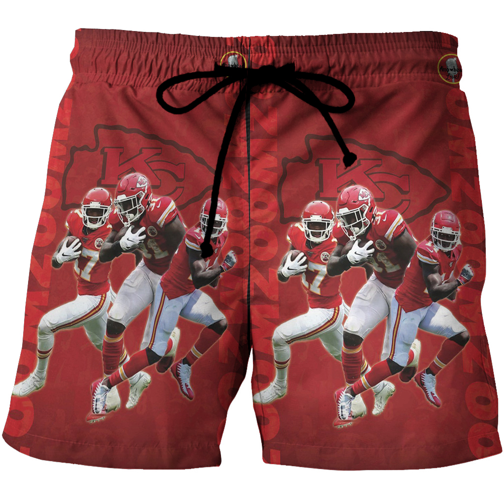 Kansas City Chiefs Team V7 3D All Over Print Summer Beach Hawaiian Short