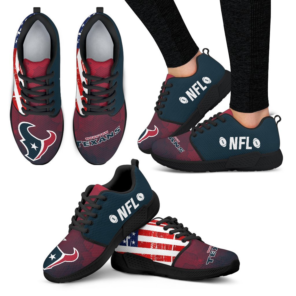 Awesome Fashion Houston Texans Shoes Athletic Sneakers