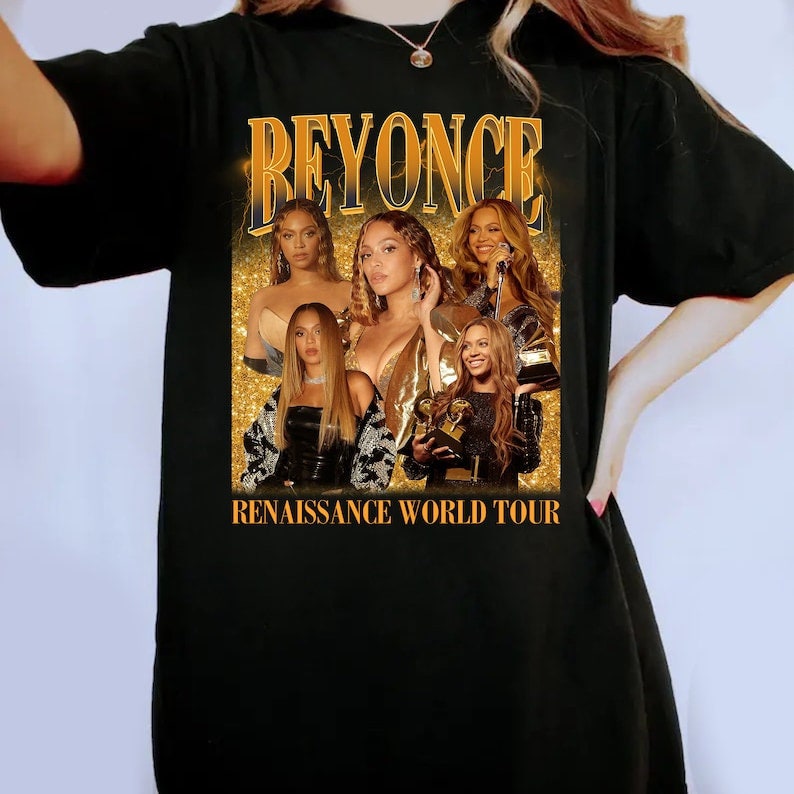 Beyonce Hot Shirt, Renaissance 2023 World Tour Tee – Vintage 2023 Beyonce Sweatshirt- Beyonce Renaissance 90S Vintage Graphic, Gift For Fan