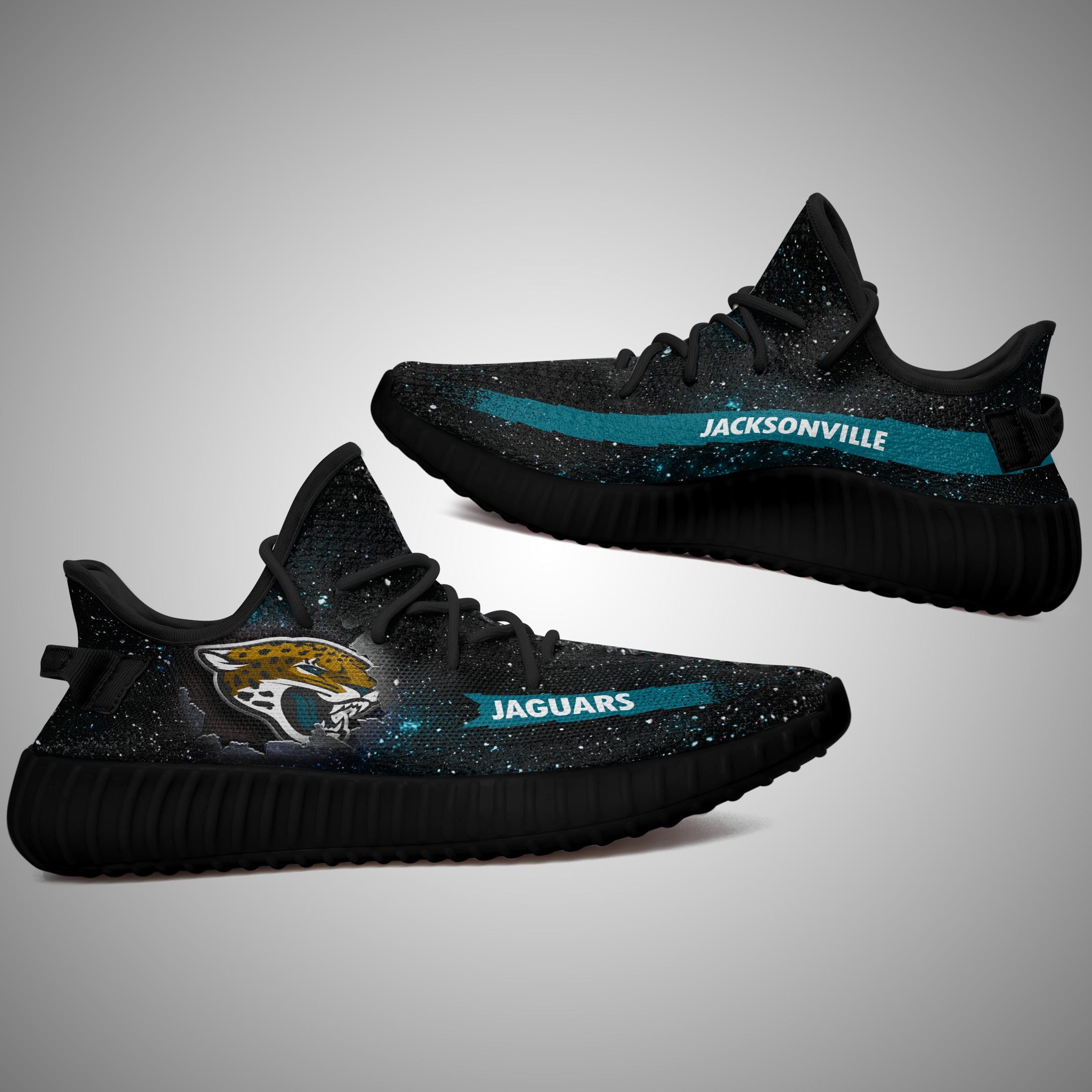 Art Scratch Mystery Jacksonville Jaguars Yeezy Shoes