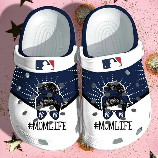 New York Yankees Mom Life Crocs Classic Clogs Shoes