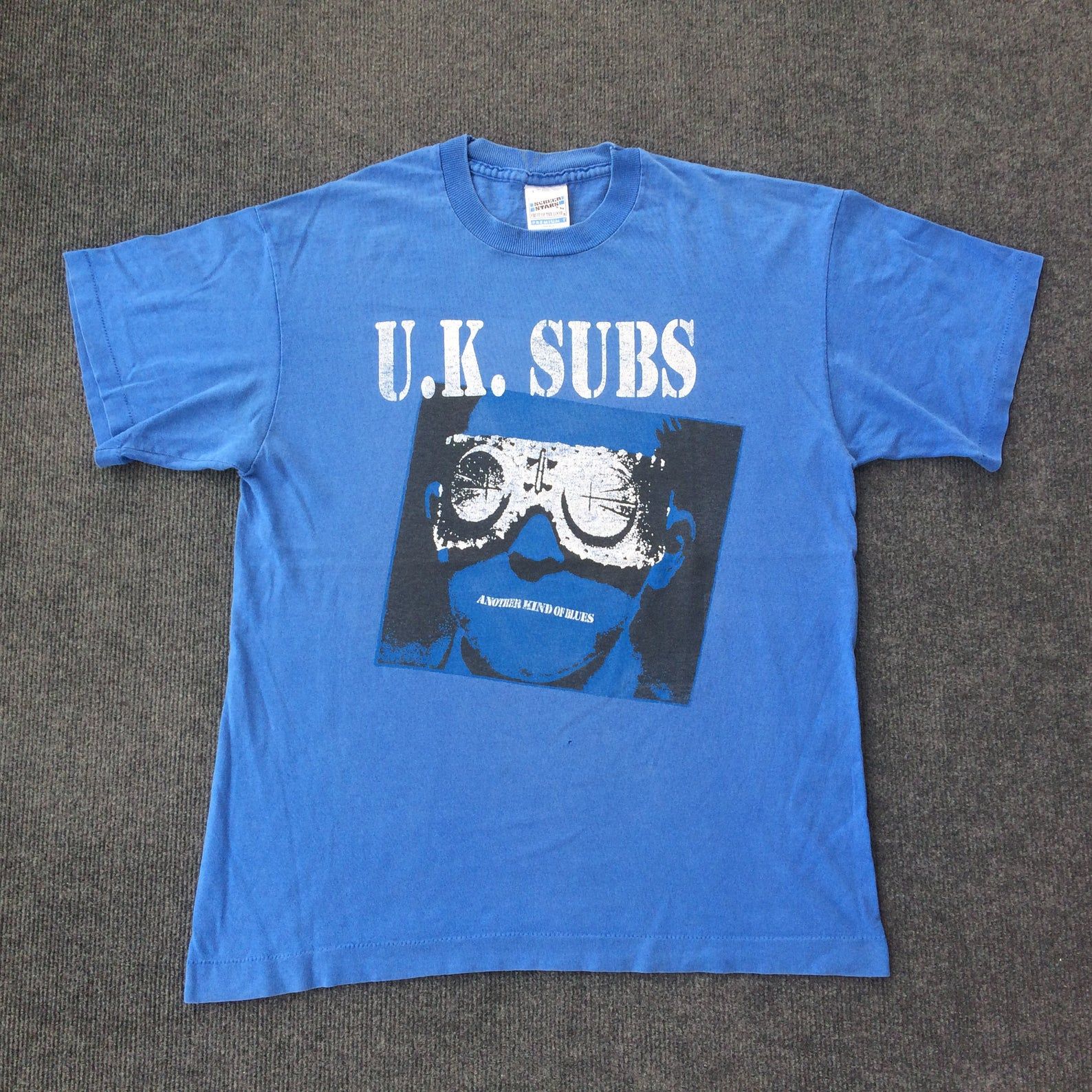 Vintage Uk Subs Another Kind Of Blues 90s Tour Promo Rare T Shirt