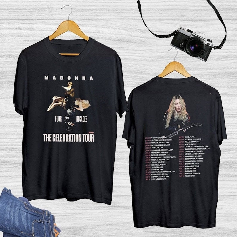 Madonna The Celebration Tour 2023 Shirt, Madonna Sweatshirt, The Celebration Tour Hoodie