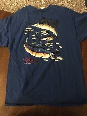 Vintage Cool shirt Fh Davis Sport Fishing Saltwater Fishing 2 shirt