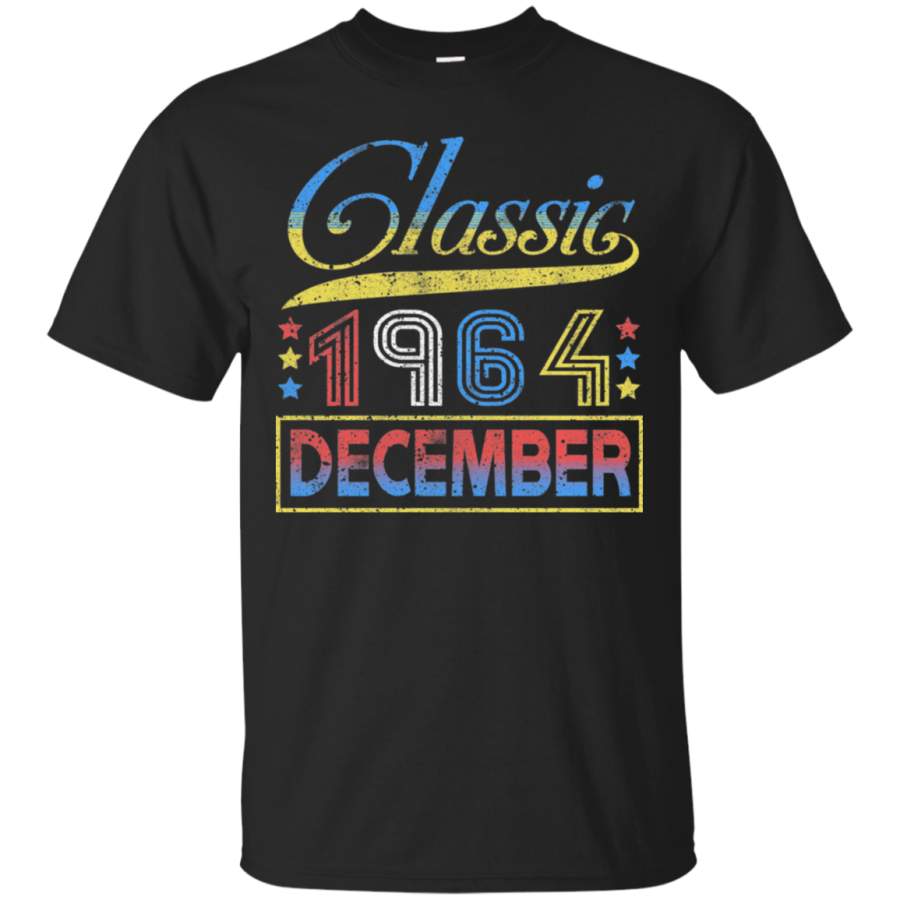 AGR Classic 1964 December Great Vintage Birthday T-Shirt