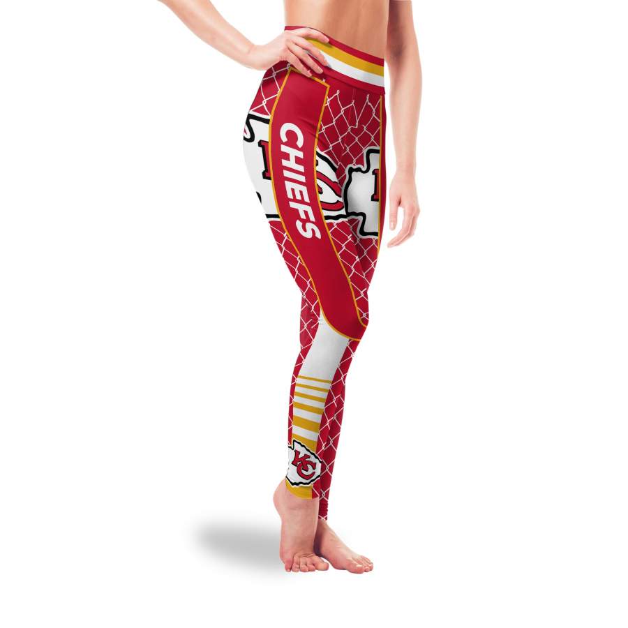 Cool Single Small Line Circle Stylish Fashion Kansas City Chiefs Leggings