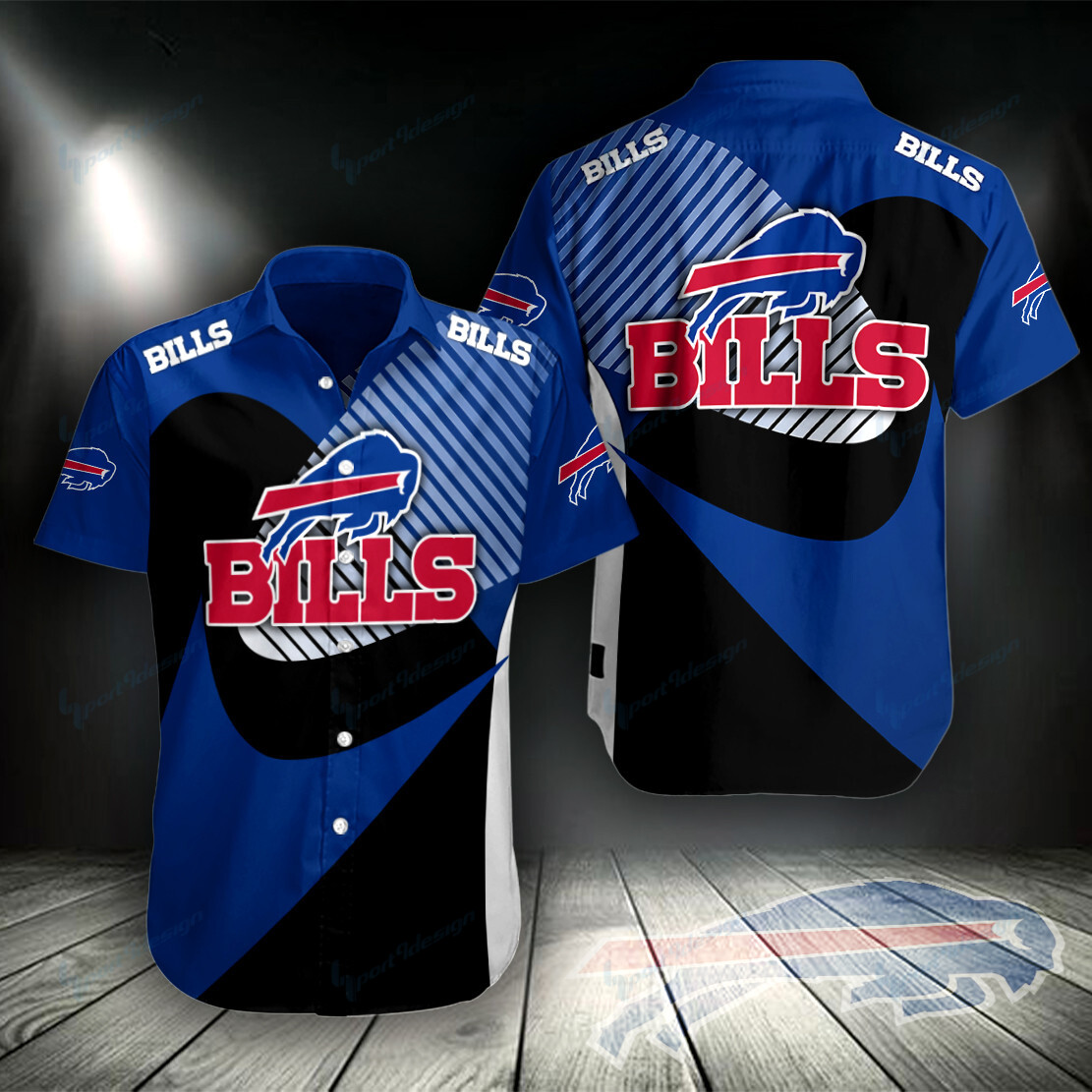 Buffalo Bills Button Shirt Bg764