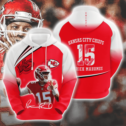 Kansas City Chiefs Patrick Mahomes 5 Unisex 3D Hoodie Gift For Fans