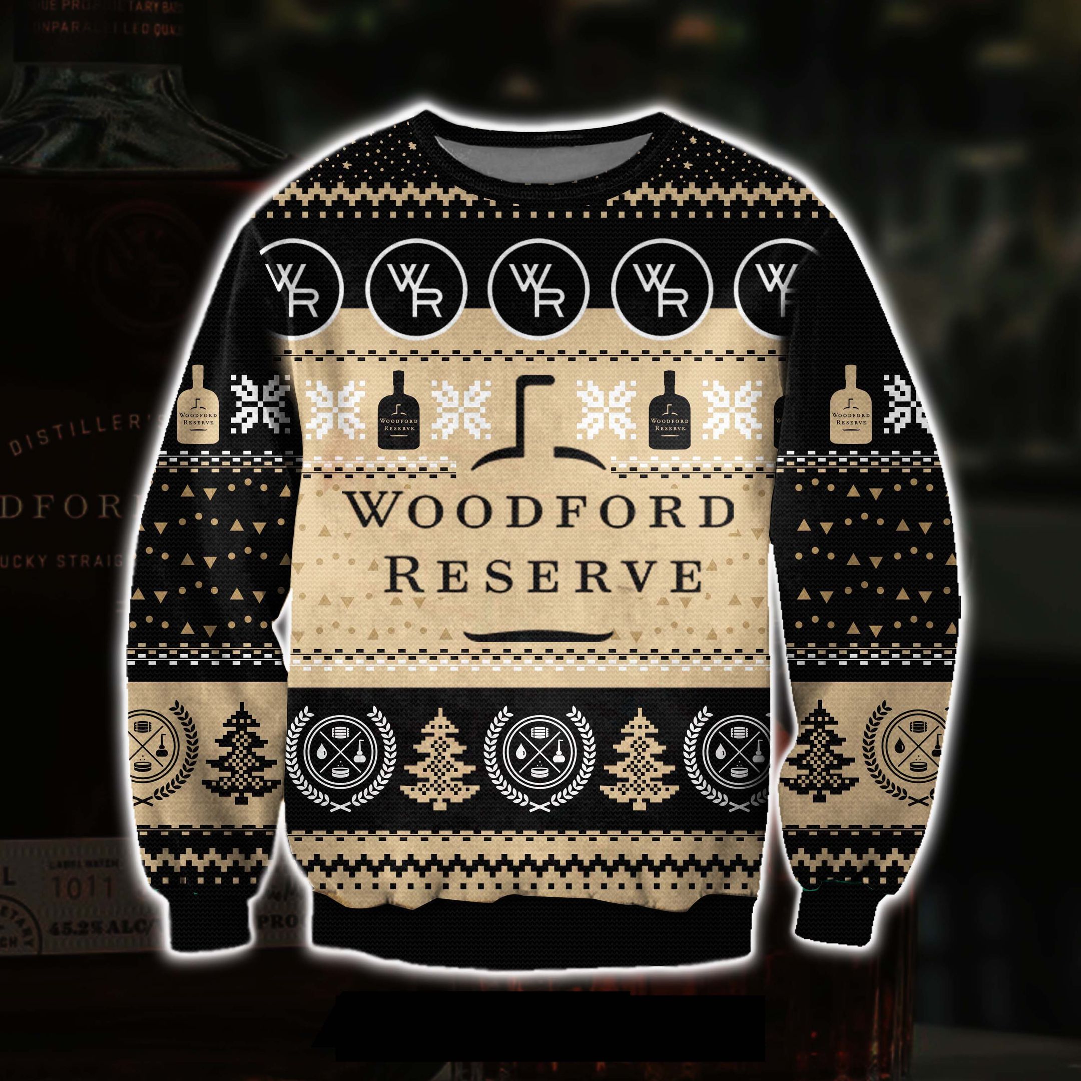 Woodford Reverse Wine 3D All Over Print Ugly Christmas Sweater 2023
