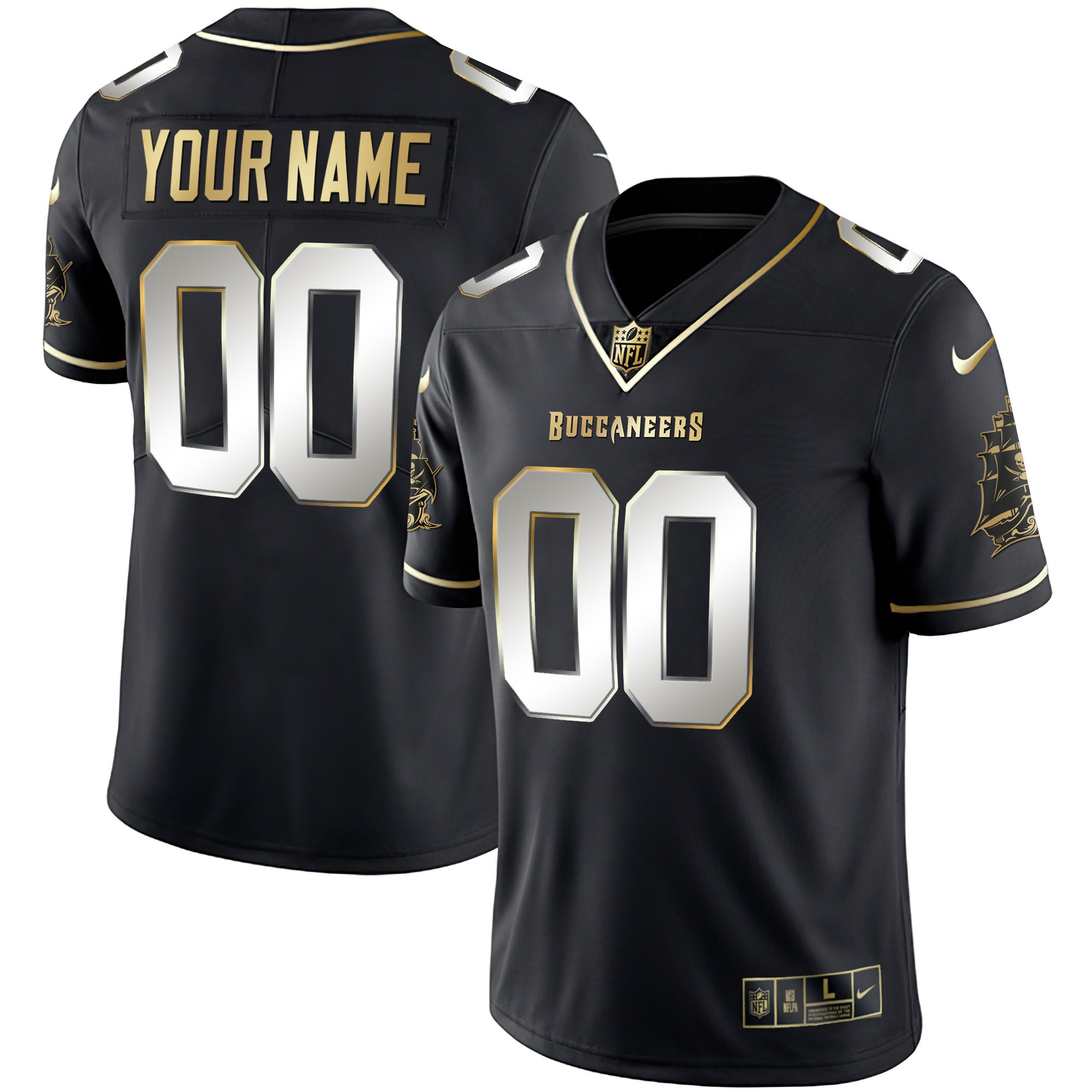 Buccaneers Custom Name & Number Jersey – All Stitched