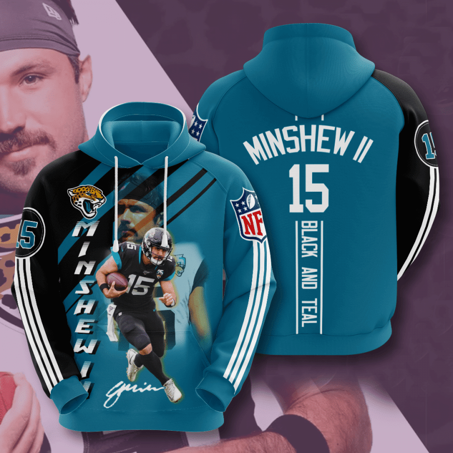 Jacksonville Jaguars Gardner Minshew Ii 60 Unisex 3D Hoodie Gift For Fans