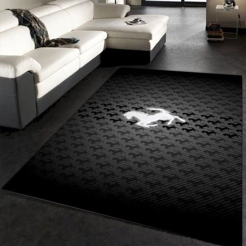 Ferrari Logo Rug Bathroom Family Gift Us Decor Living Room Area Rug