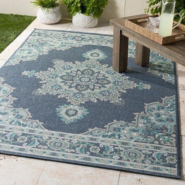 Cesare Medallion Rug, Vintage Rug