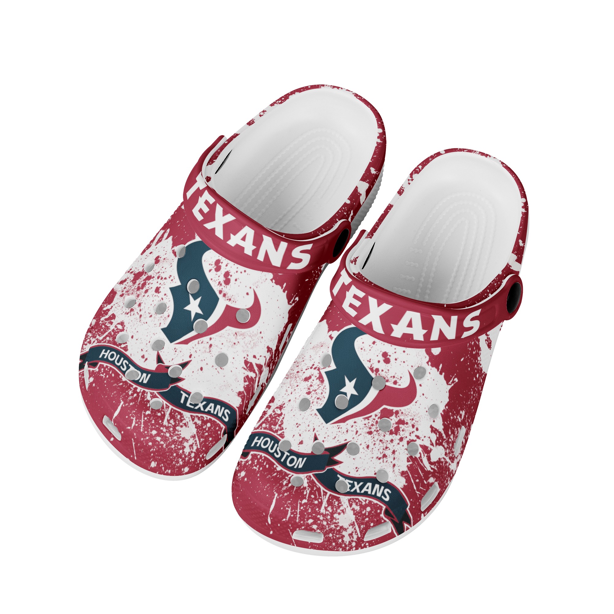 Houston Texans Crocs Shoes Cute Style#2 Shoes For Fans