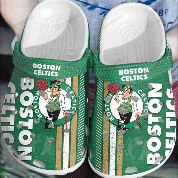 Basketball Boston Celtics In Green Crocband Crocs Shoes – Aop Clog