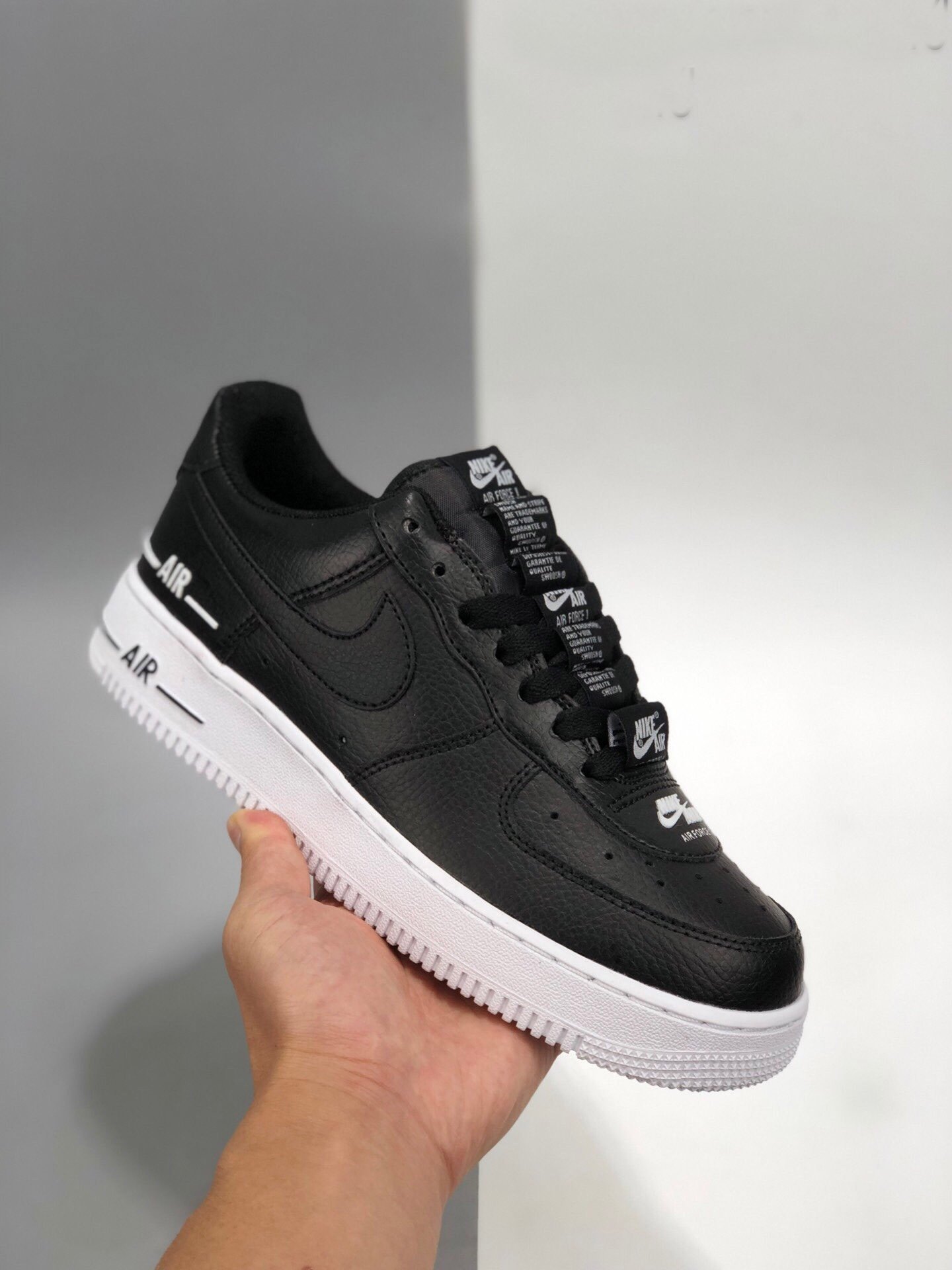 Nike Air Force 1 ‘Double Air’ Black CJ1379-001 5340701