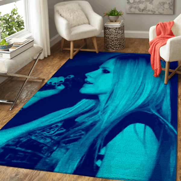 Avril Lavigne Sing Music Vintage Home Decor Rectangle Area Rug