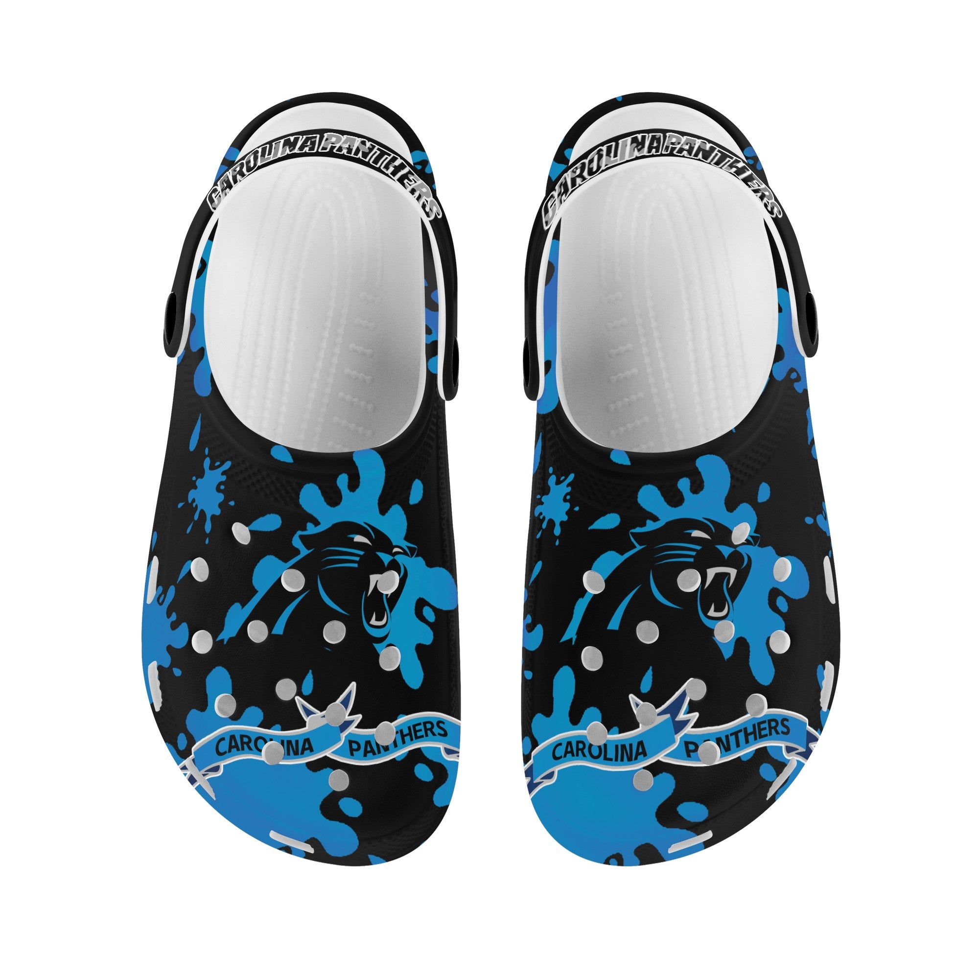 Carolina Panthers Big Logo Crocs