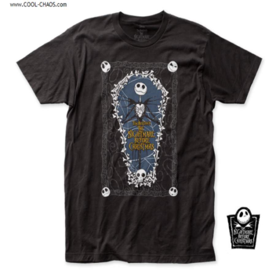 A nightmare before Christmas T-Shirt / Bones Coffin Jack Skellington Tee